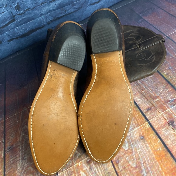 Durango Western Wear Leather Mid Calf Boots with Brass ToneToe accent detail - Picture 7 of 15